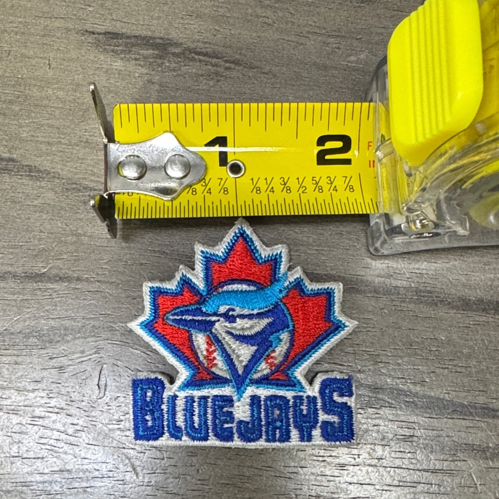 Vintage Blue Jays Embroidered Patch - Red, Blue, White